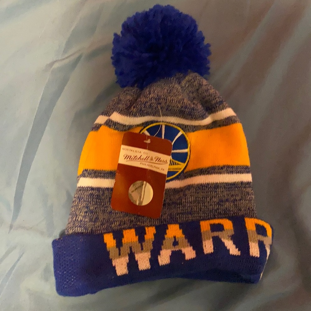 GOLDEN STATE WARRIORS WINTER HAT!!!!!